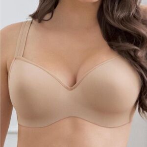 NWT Le Mystere Renaissance 9955 Dream Tisha Full Busted Bra In Nude Size 32G